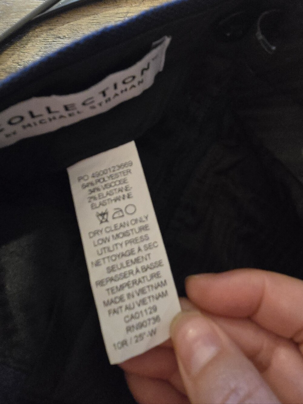 Michael Strahan, Boy's Navy Blue Two-Piece Suit Jacket and Pants, Size 10R - Picture 9 of 14